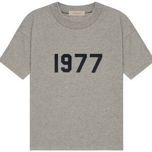 Essentials, fear of God 1977 Dark OatMeal Gray Tee New